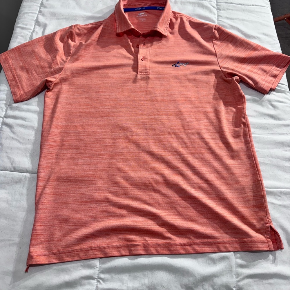 Greg Norman Collection Coral Polo Shirt
